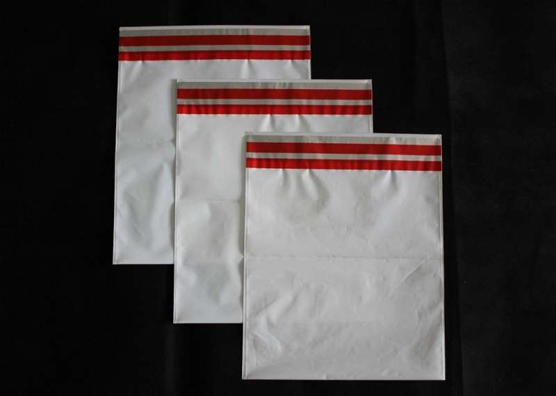 envelope plástico de segurança abas adesivadas