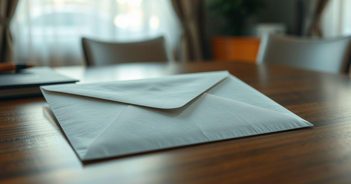 Envelope com lacre garante segurança e estilo na sua correspondência