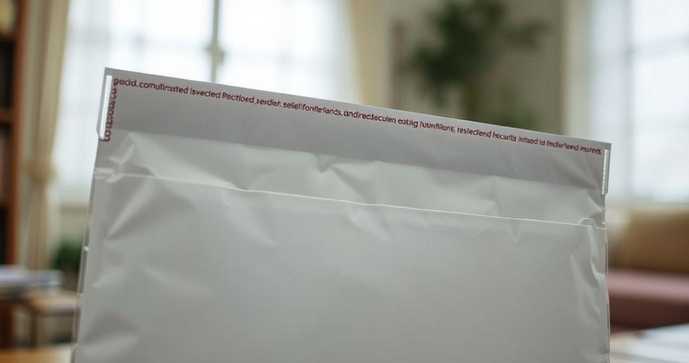 Envelope plástico com lacre de segurança garante proteção e confiabilidade no transporte de documentos