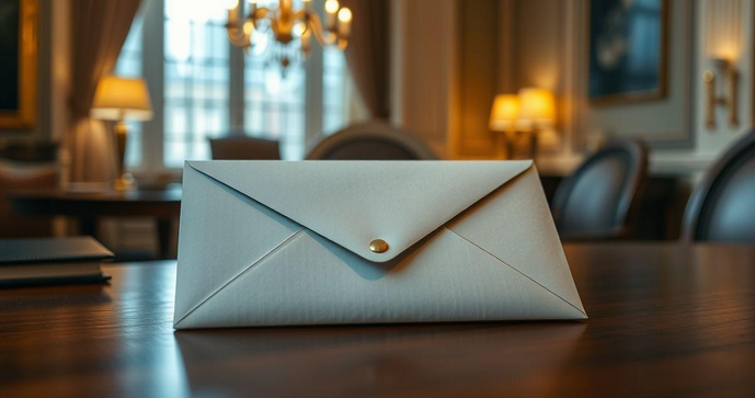 Envelope com lacre: segurança e elegância em envios